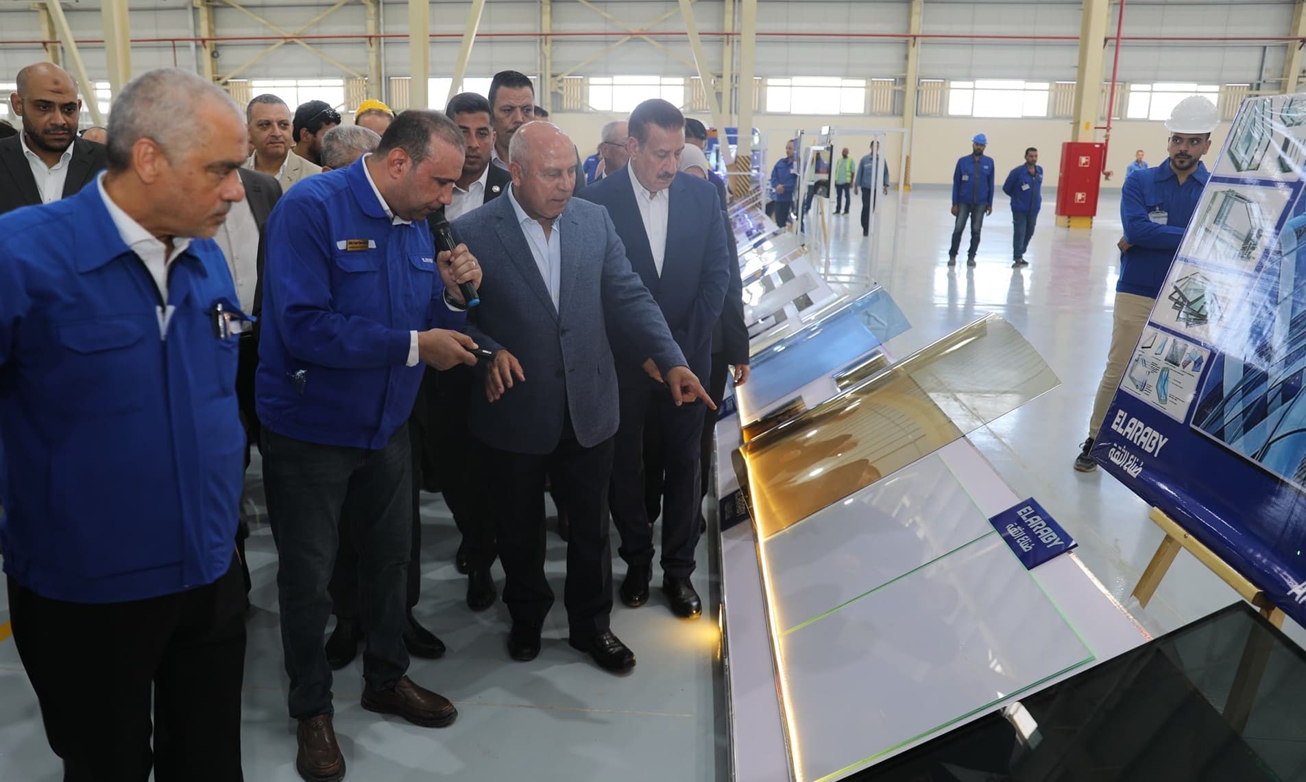 El-Wazir inaugurates glass factory, lay foundation for new project at Elaraby Group’s complex
